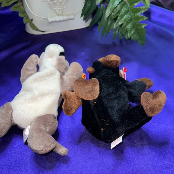 NWT & VTG📌 Ty Beanie Baby Canyon the Cougar 1998 & Congo the Gorilla 1996 - Picture 7 of 13